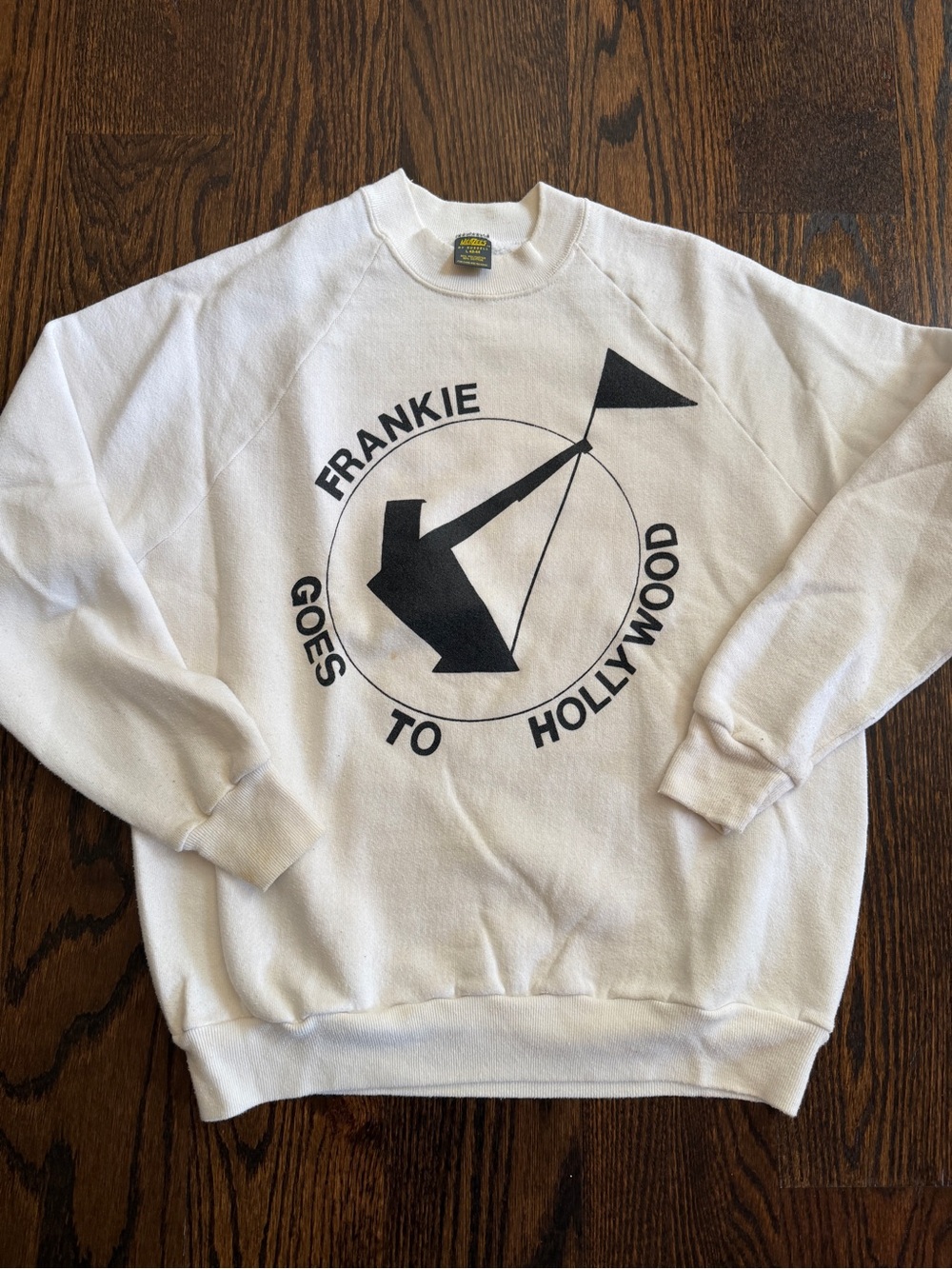 **RARE VINTAGE** Frankie Goes to Hollywood Graphic Logo Crewneck Sweatshirt L